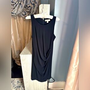 Michael Kors Elegant Black Sleeveless Dress